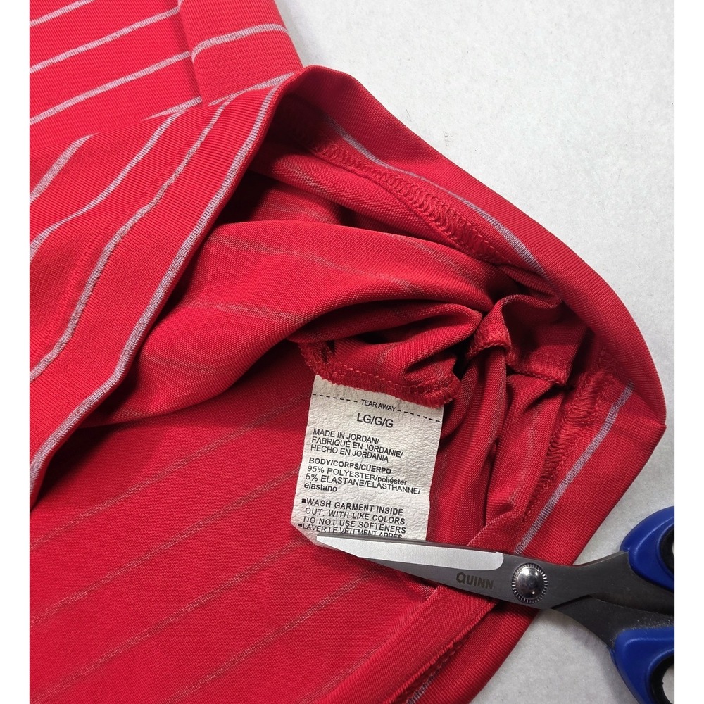 Under Armour The Playoff Polo Shirt Mens L LIMITED USE Red Gray Golf Stretch - Picture 5 of 8
